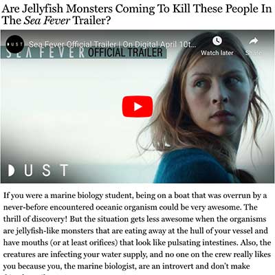 Are Jellyfish Monsters Coming To Kill These People In The Sea Fever Trailer?