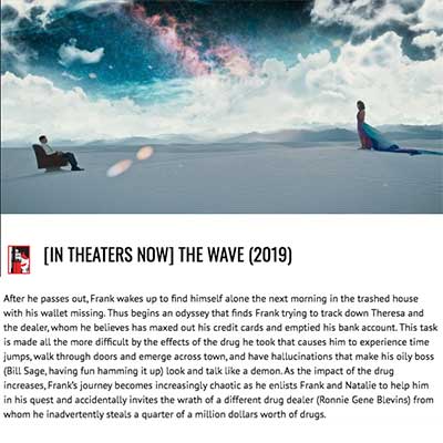  [IN THEATERS NOW] THE WAVE (2019)