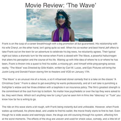 Movie Review: ‘The Wave’