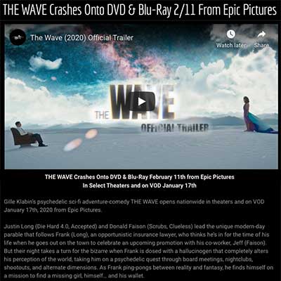 THE WAVE Crashes Onto DVD & Blu-Ray 2/11 From Epic Pictures