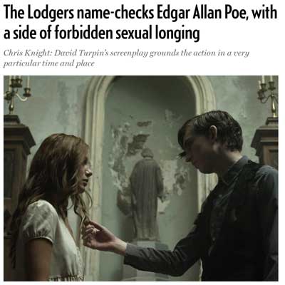 'The Lodgers' name-checks Edgar Allan Poe, with a side of forbidden sexual longing