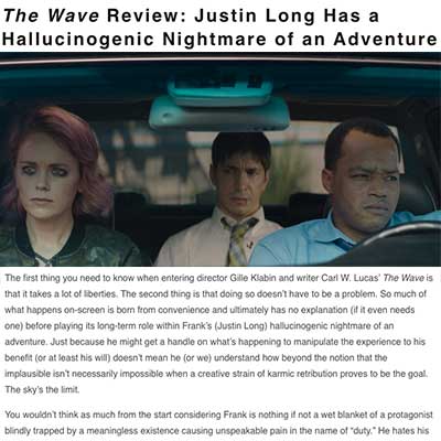 The Wave Review: Justin Long Has a Hallucinogenic Nightmare of an Adventure