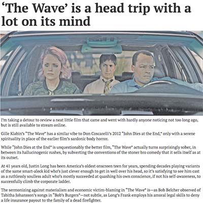 ‘The Wave’ is a head trip with a lot on its mind