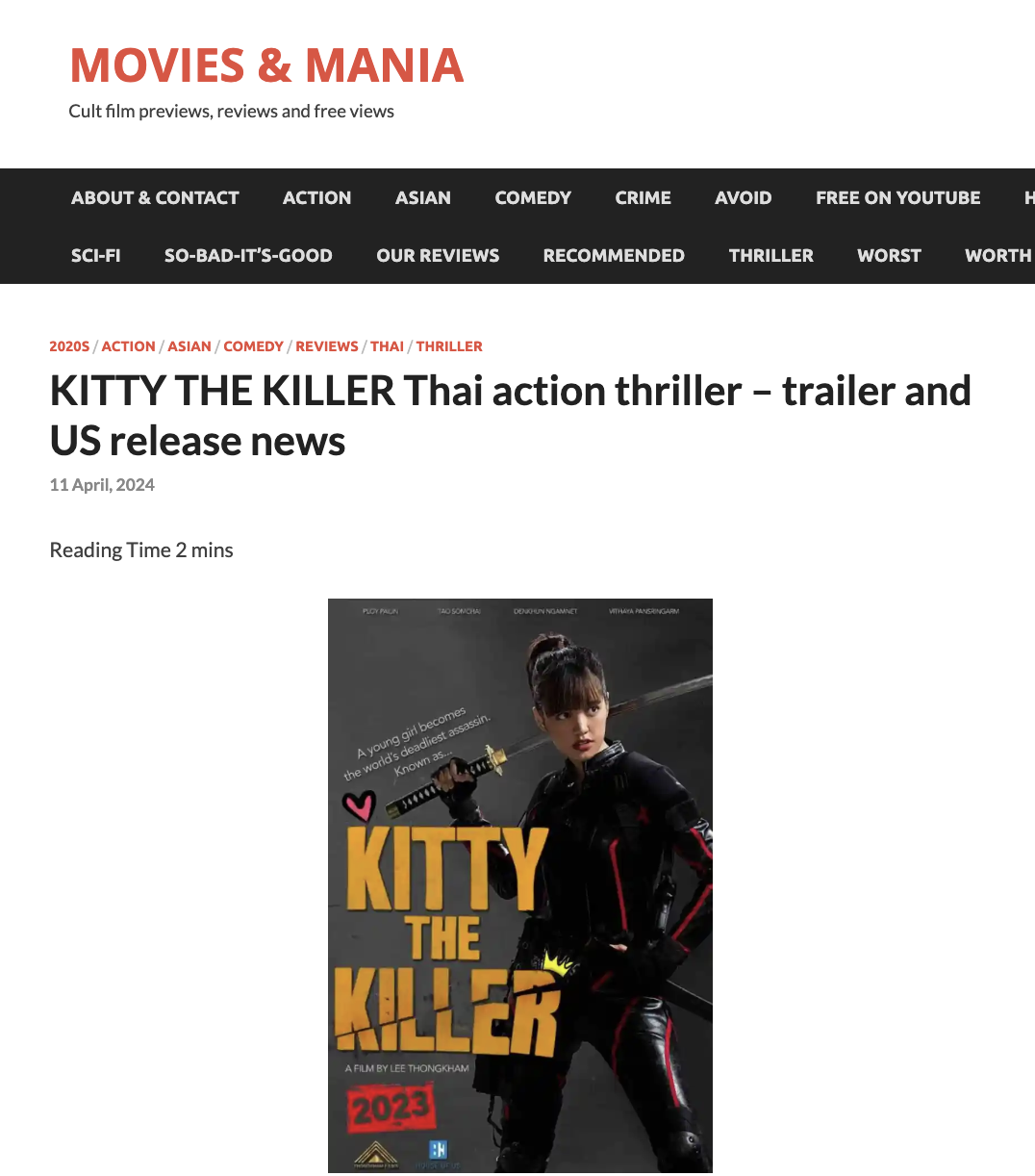 Kitty The Killer | Epic Pictures