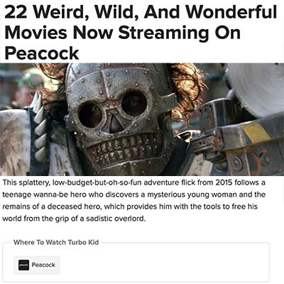 22 Weird, Wild, And Wonderful Movies Now Streaming On Peacock