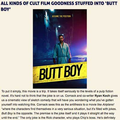 ALL KINDS OF CULT FILM GOODNESS STUFFED INTO ‘BUTT BOY’