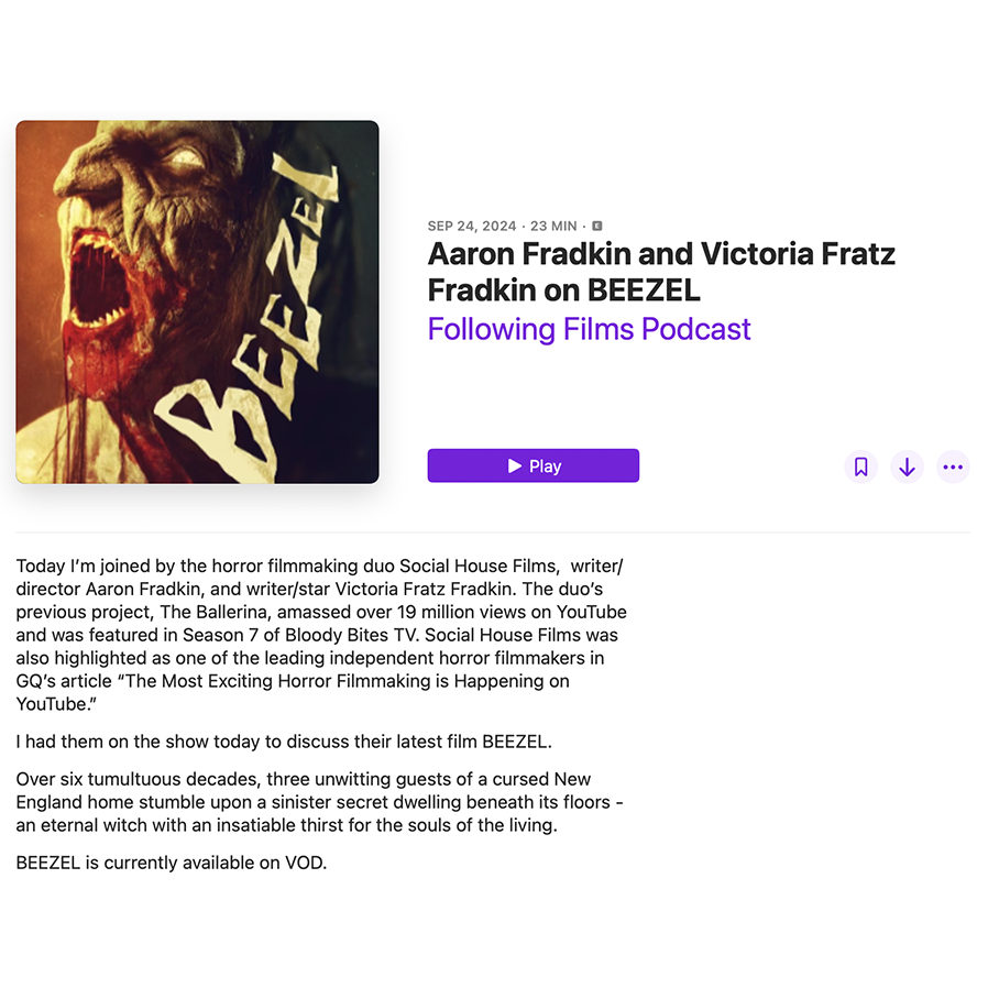 Aaron Fradkin and Victoria Fratz Fradkin on BEEZEL