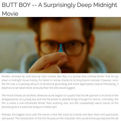 BUTT BOY -- A Surprisingly Deep Midnight Movie