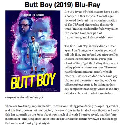 Butt Boy (2019) Blu-Ray