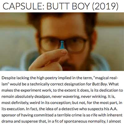CAPSULE: BUTT BOY (2019)