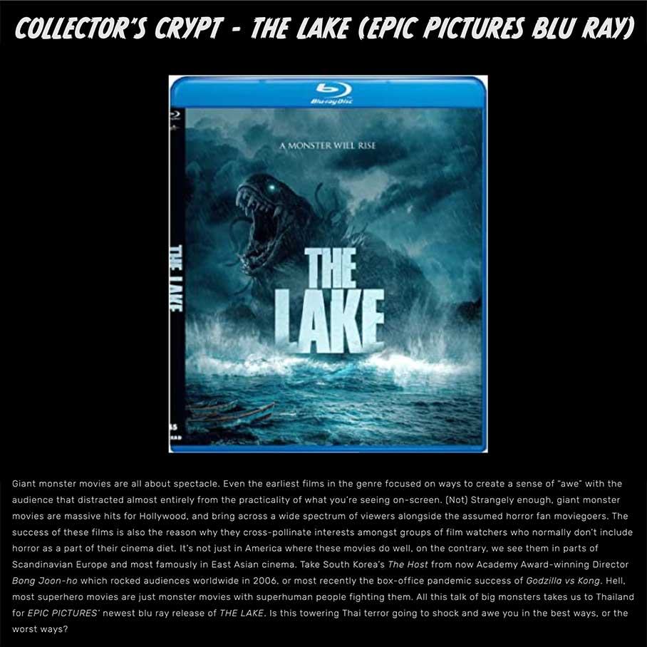 COLLECTOR'S CRYPT - THE LAKE (EPIC PICTURES BLU RAY)