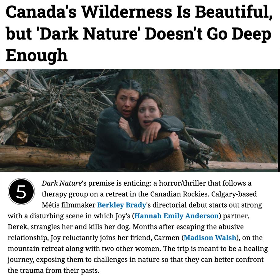 Canada's Wilderness Is Beautiful, but '​Dark Nature' Doesn't Go Deep Enough