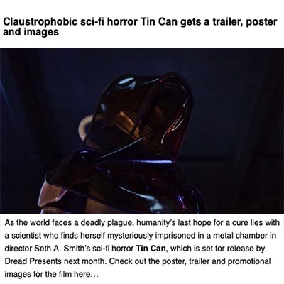 Claustrophobic sci-fi horror Tin Can gets a trailer, poster and images