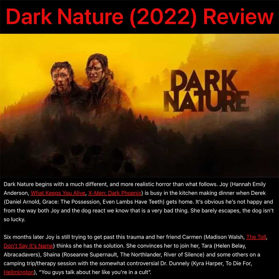 Dark Nature (2022) Review