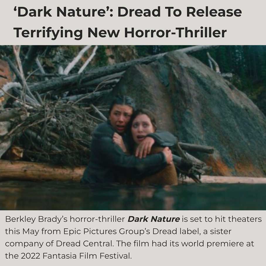 ‘Dark Nature’: Dread To Release Terrifying New Horror-Thriller