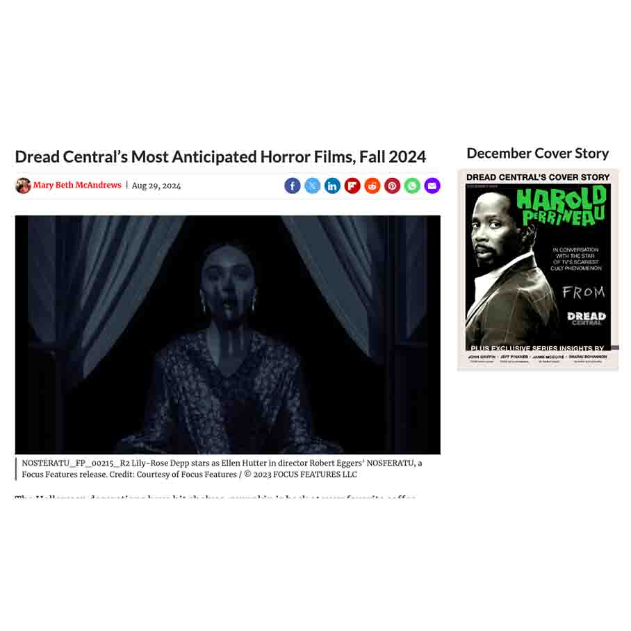 Dread Central’s Most Anticipated Horror Films, Fall 2024