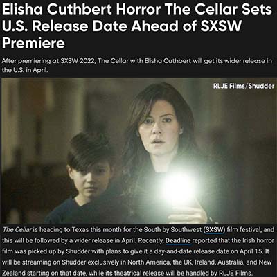 Elisha Cuthbert Horror The Cellar Sets U.S. Release Date Ahead of SXSW Premiere
