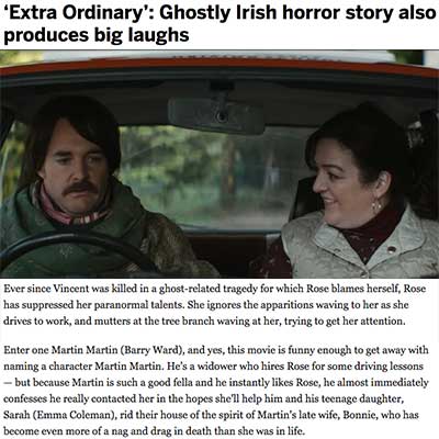 ‘Extra Ordinary’: Ghostly Irish horror story also produces big laughs
