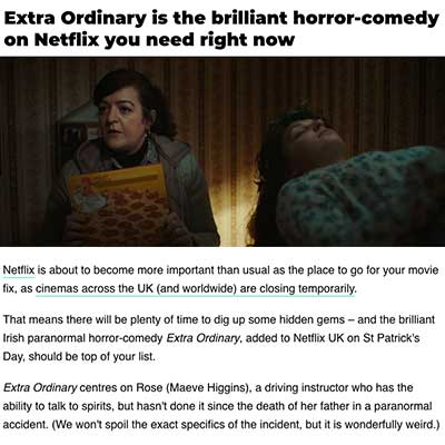 Extra Ordinary is the brilliant horror-comedy on Netflix you need right now