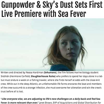 Gunpowder & Sky’s Dust Sets First Live Premiere with Sea Fever