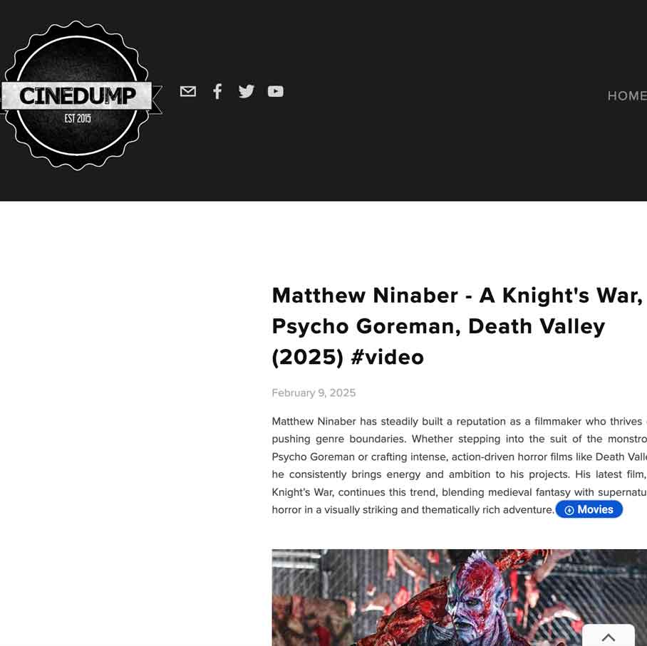 Interview: Matthew Ninaber on ‘A Knight’s War
