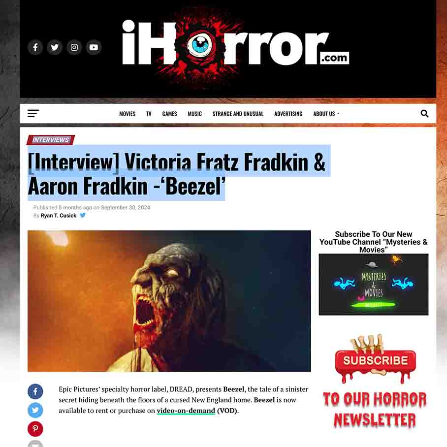 Interview - Victoria Fratz Fradkin & Aaron Fradkin -‘Beezel’