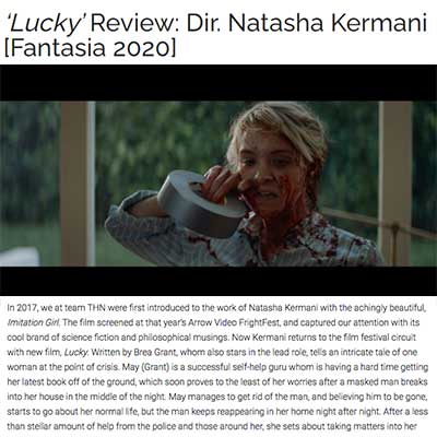 Lucky’ Review: Dir. Natasha Kermani [Fantasia 2020]