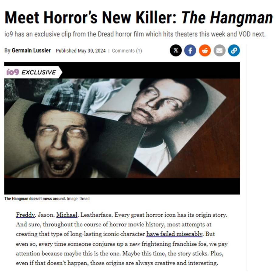 Meet Horror's New Killer: The Hangman