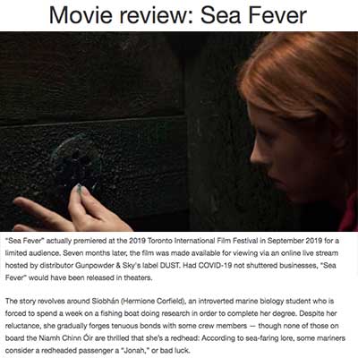 Movie review: Sea Fever
