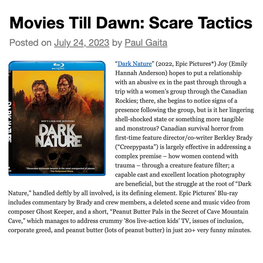 Movies Till Dawn: Scare Tactics