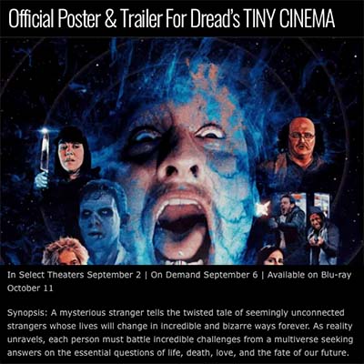 Official Poster & Trailer For Dread’s TINY CINEMA