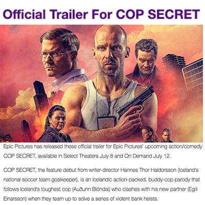 Official Trailer For COP SECRET