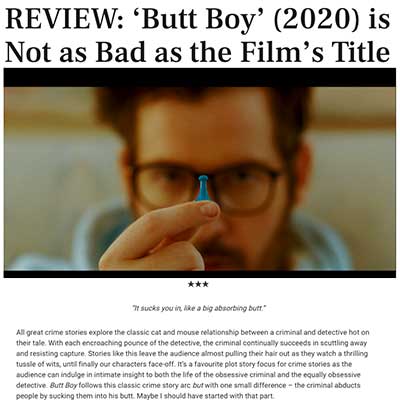 REVIEW: ‘Butt Boy’ (2020) is Not as Bad as the Film’s Title