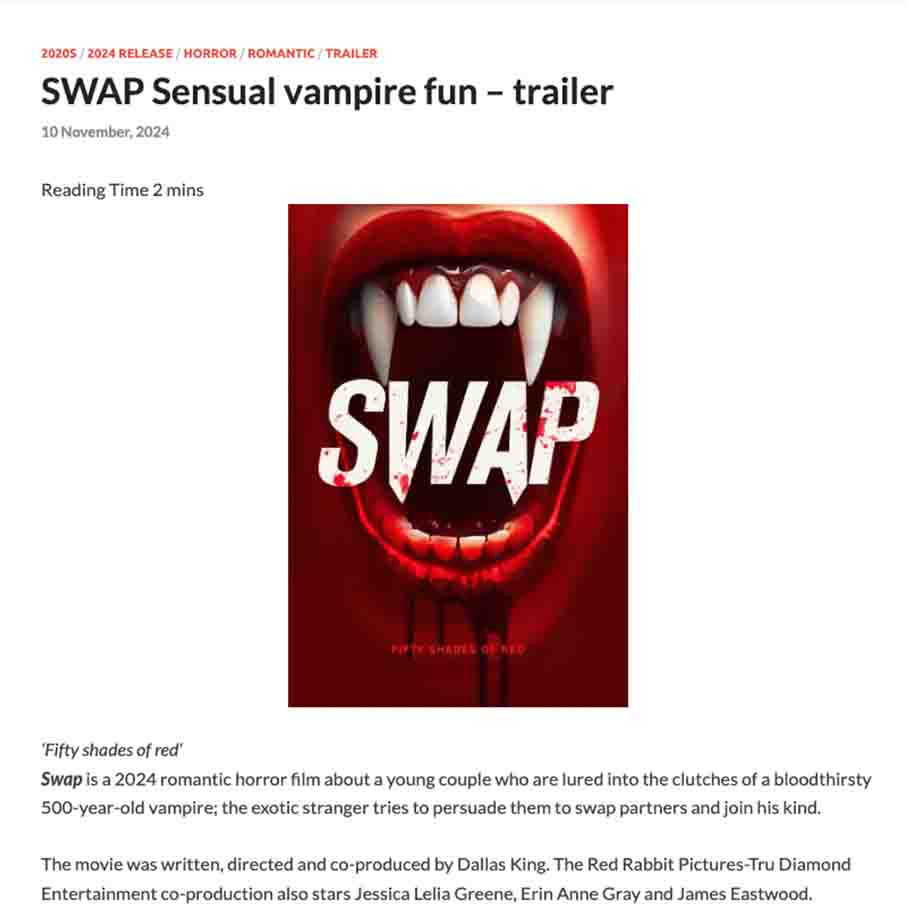 SWAP Sensual vampire fun – trailer