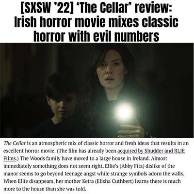 [SXSW ’22] ‘The Cellar’ review: Irish horror movie mixes classic horror with evil numbers