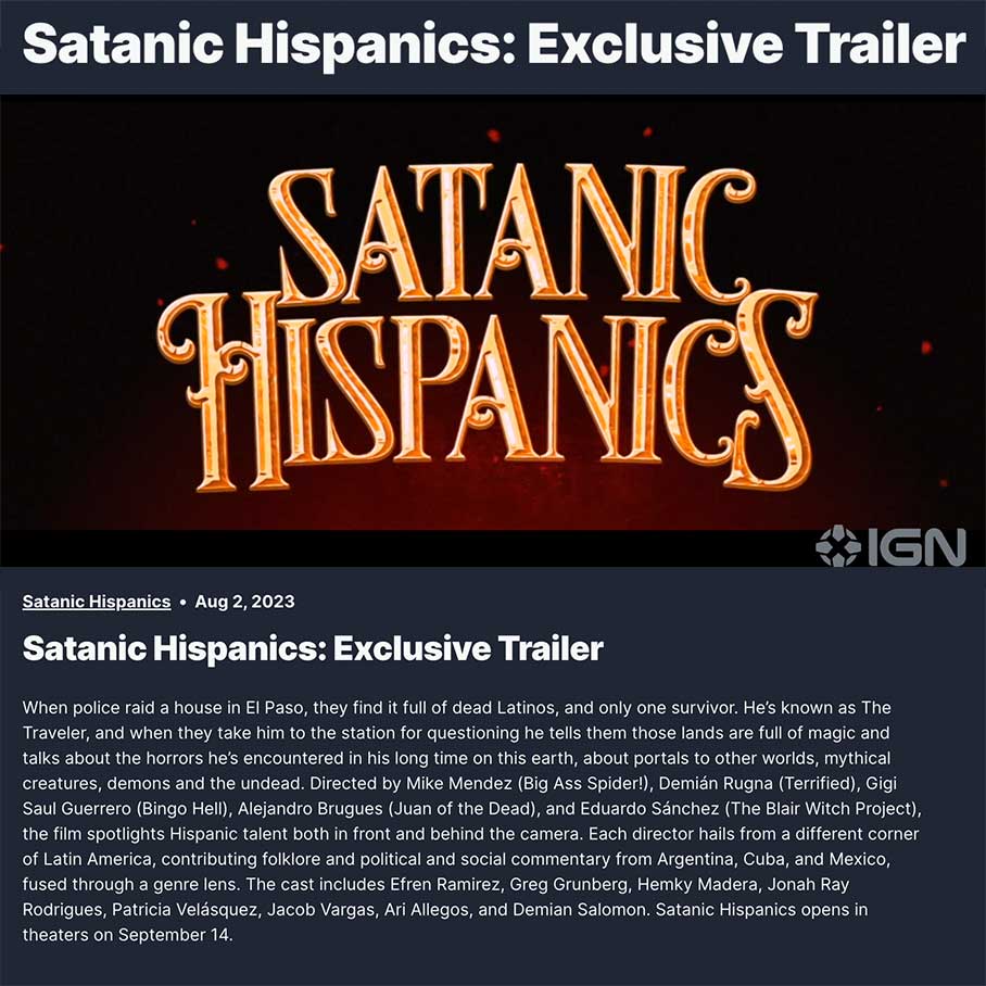 Satanic Hispanics: Exclusive Trailer