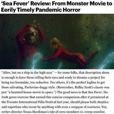 ‘Sea Fever’ Review: From Monster Movie to Eerily Timely Pandemic Horror