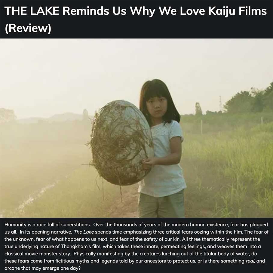 THE LAKE Reminds Us Why We Love Kaiju Films (Review)