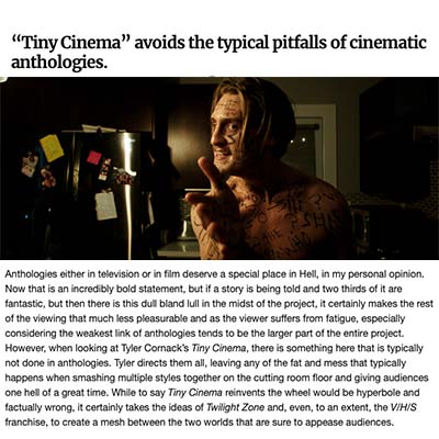 “Tiny Cinema” avoids the typical pitfalls of cinematic anthologies.