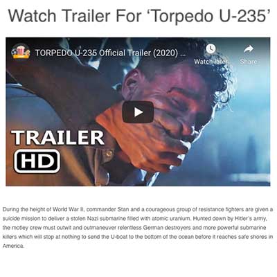 Watch Trailer For ‘Torpedo U-235’
