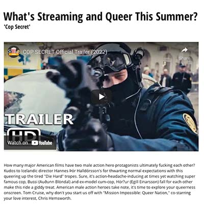 What's Streaming and Queer This Summer?