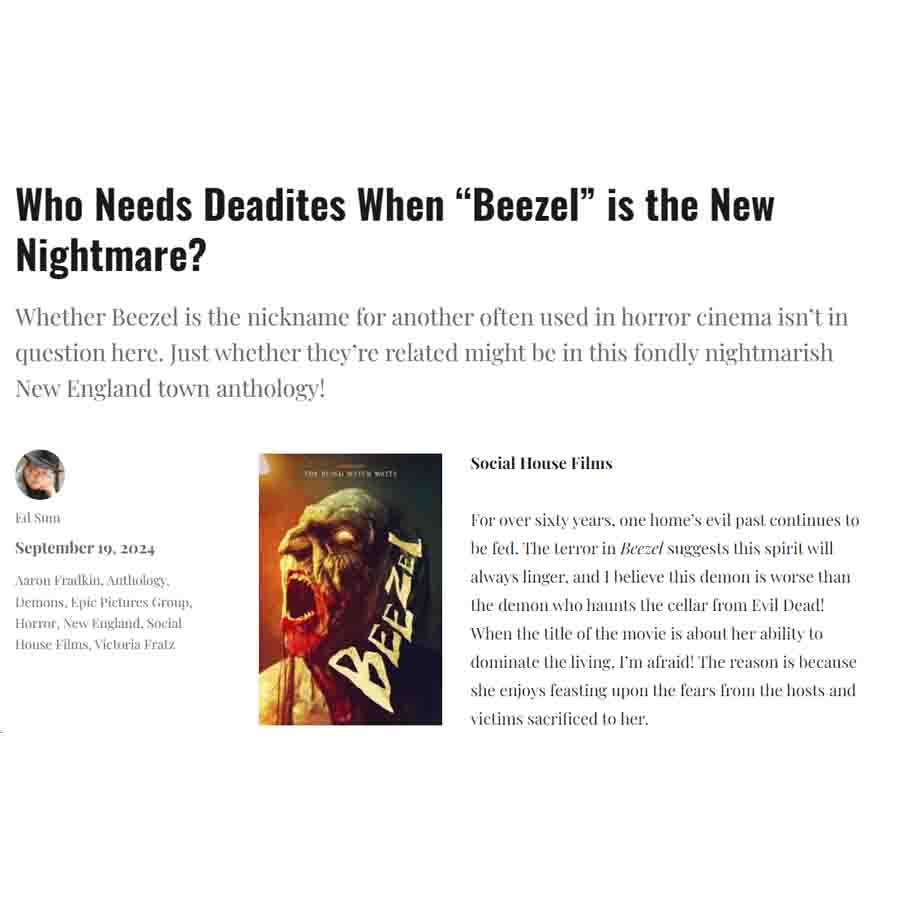 Who Needs Deadites When “Beezel” is the New Nightmare?